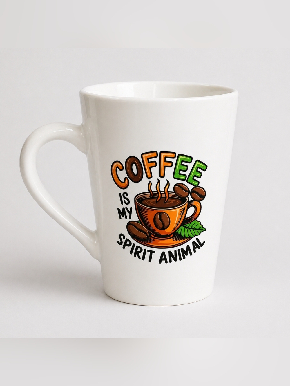Coffee Is My Spirit Animal White Ceramic Mug